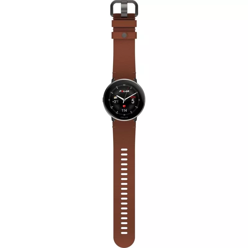 Polar Ignite 3 Titanium Leather- and Silicone Band