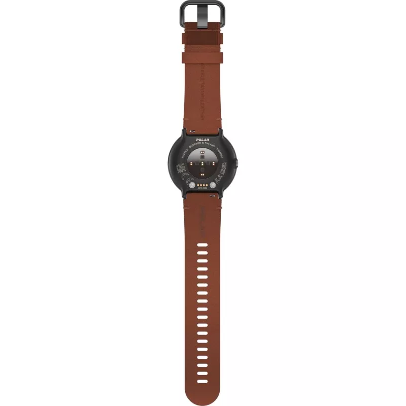 Polar Ignite 3 Titanium Leather- and Silicone Band