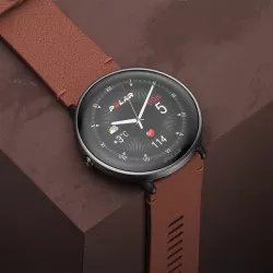 Polar Ignite 3 Titanium Leather- and Silicone Band