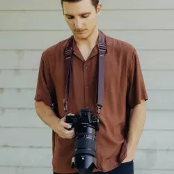 Pasek na szyję lub ramię SLIDE LITE Eclipse v3 - fioletowy