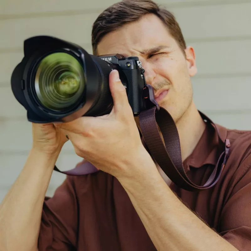 Pasek na szyję lub ramię SLIDE LITE Eclipse v3 - fioletowy