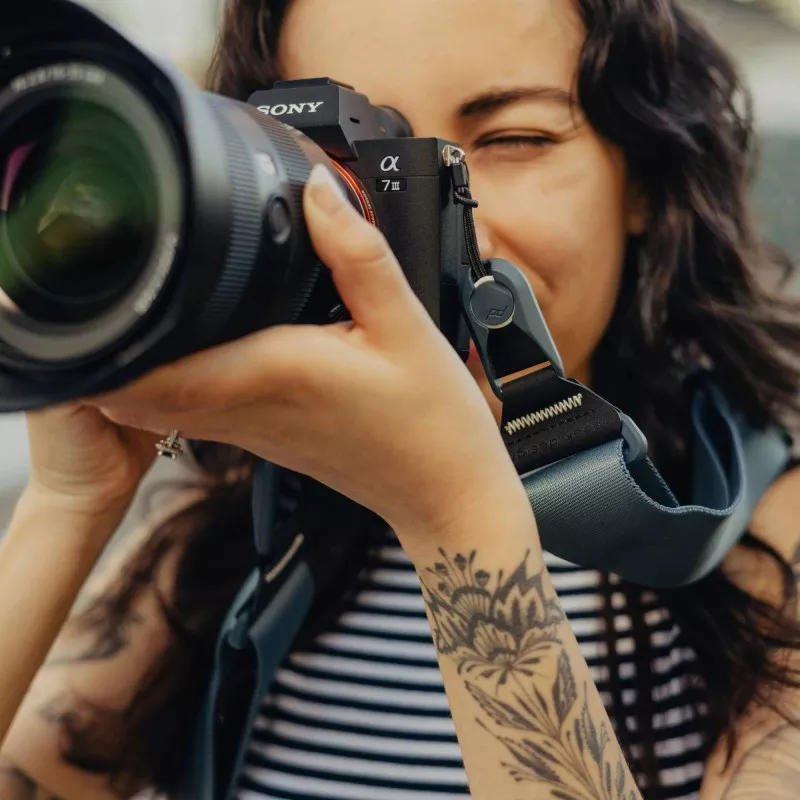 Peak Design Pasek na szyję SLIDE Ocean v3 - niebieski