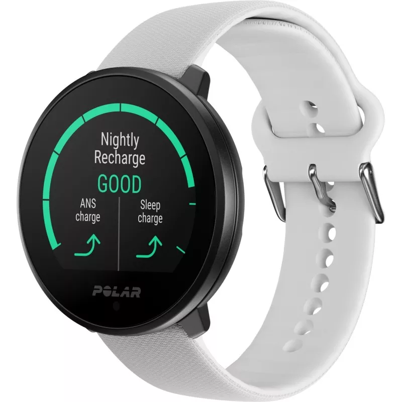 Polar Unite White S-L Silicone Wristband with Pin Buckle