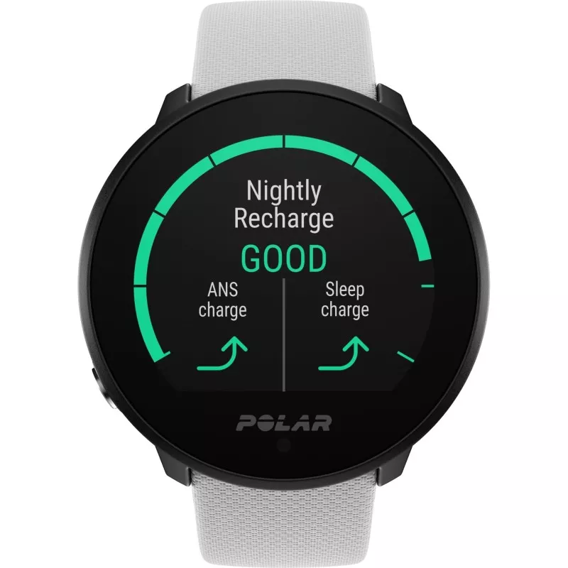 Polar Unite White S-L Silicone Wristband with Pin Buckle