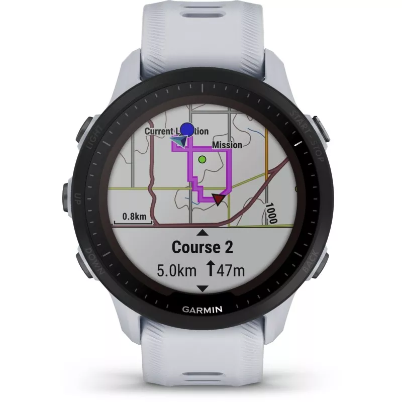 Garmin Forerunner 955 solarny jasnoszary/czarny