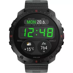 Polar Grit X2 Pro HR S-L Black
