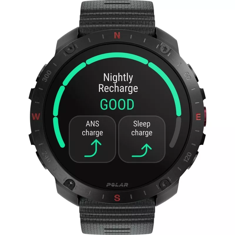 Polar Grit X2 Pro HR S-L Black