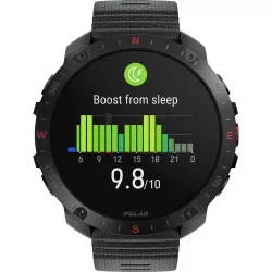 Polar Grit X2 Pro HR S-L Black