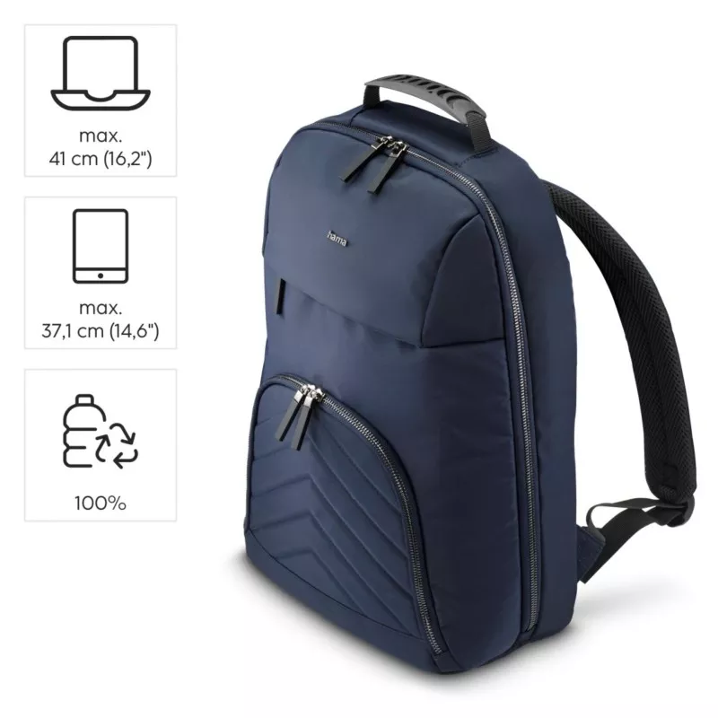 Hama Laptop Rucksack Premium Lightweight 16,2  dunkelbau