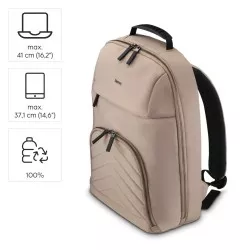 Hama Laptop Rucksack Premium Lightweight 16,2  beige