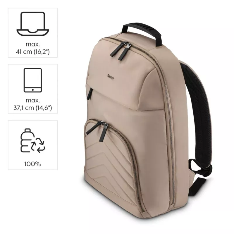 Hama Laptop Rucksack Premium Lightweight 16,2  beige