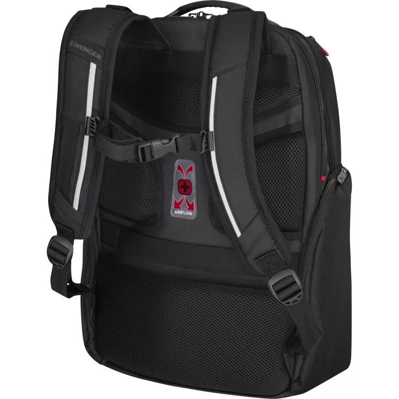 Wenger Meteor 17  Laptop Rucksack mit Tablet-Fach Black