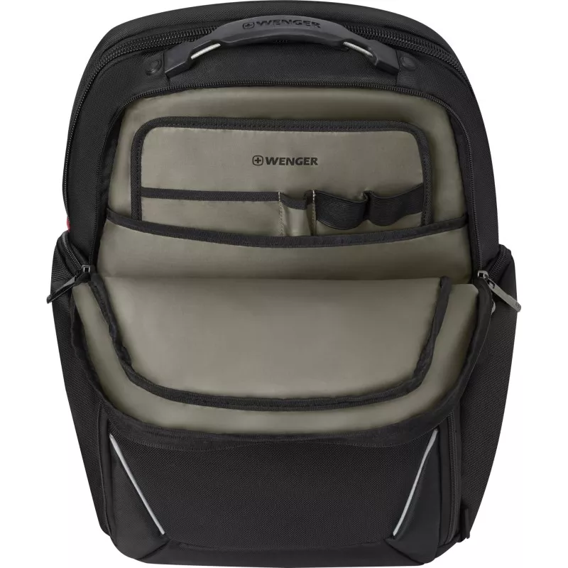 Wenger Meteor 17  Laptop Rucksack mit Tablet-Fach Black