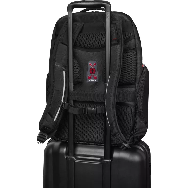 Wenger Meteor 17  Laptop Rucksack mit Tablet-Fach Black
