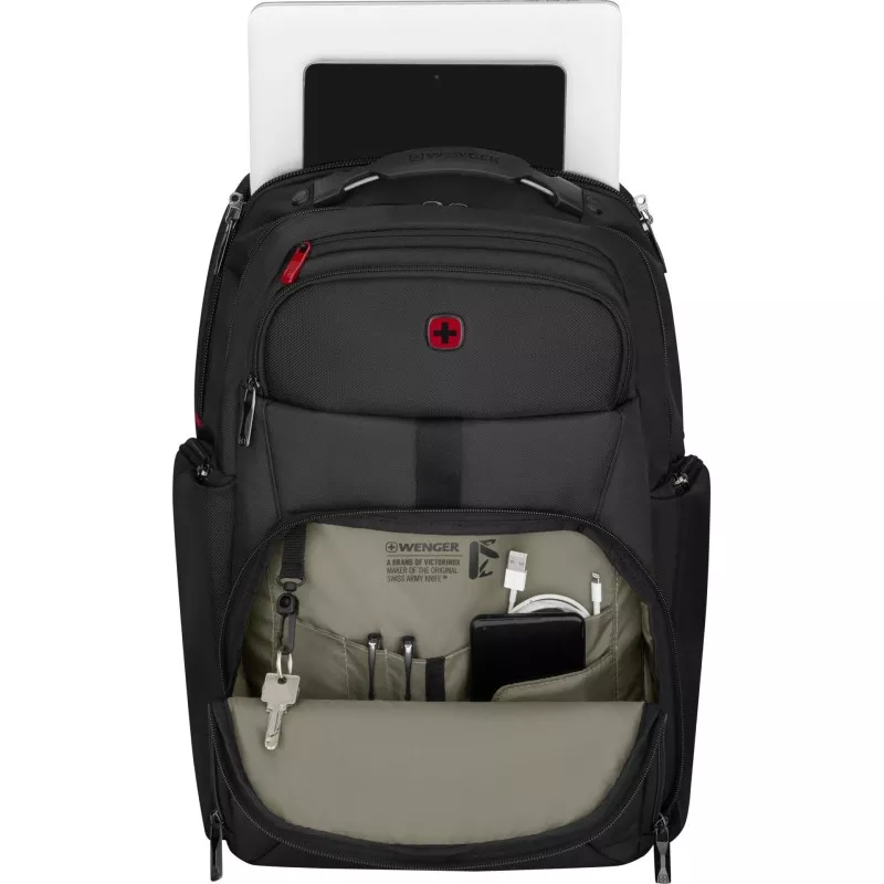 Wenger Meteor 17  Laptop Rucksack mit Tablet-Fach Black