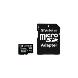 Verbatim microSDHC          16GB Class 10 UHS-I incl Adapt. 44082