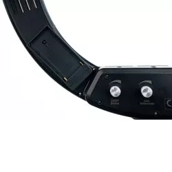 Lampa LED Ring PRO STUFF PLR 18 II ze statywem – wersja Czarna