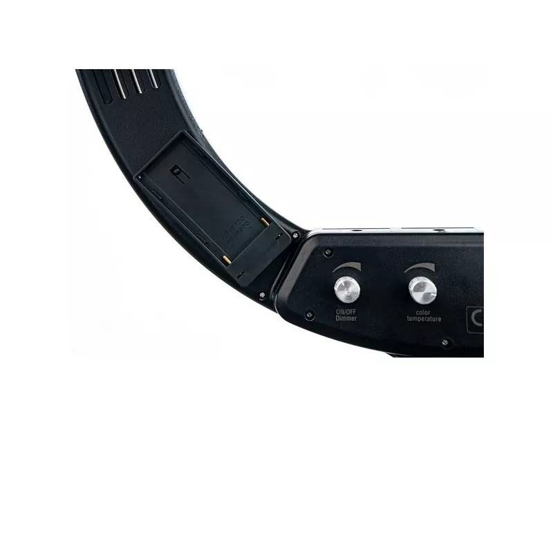 Lampa LED Ring PRO STUFF PLR 18 II ze statywem – wersja Czarna