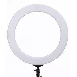 Lampa LED Ring PRO STUFF PLR 18 II ze statywem - wersja biała