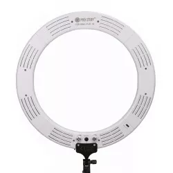 Lampa LED Ring PRO STUFF PLR 18 II ze statywem - wersja biała