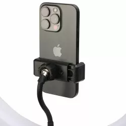 Lampa LED Ring PRO STUFF PLR 18 II ze statywem - wersja biała