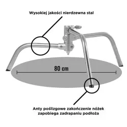 Statyw oświetleniowy C-Stand ST-C01 Kit PRO STUFF