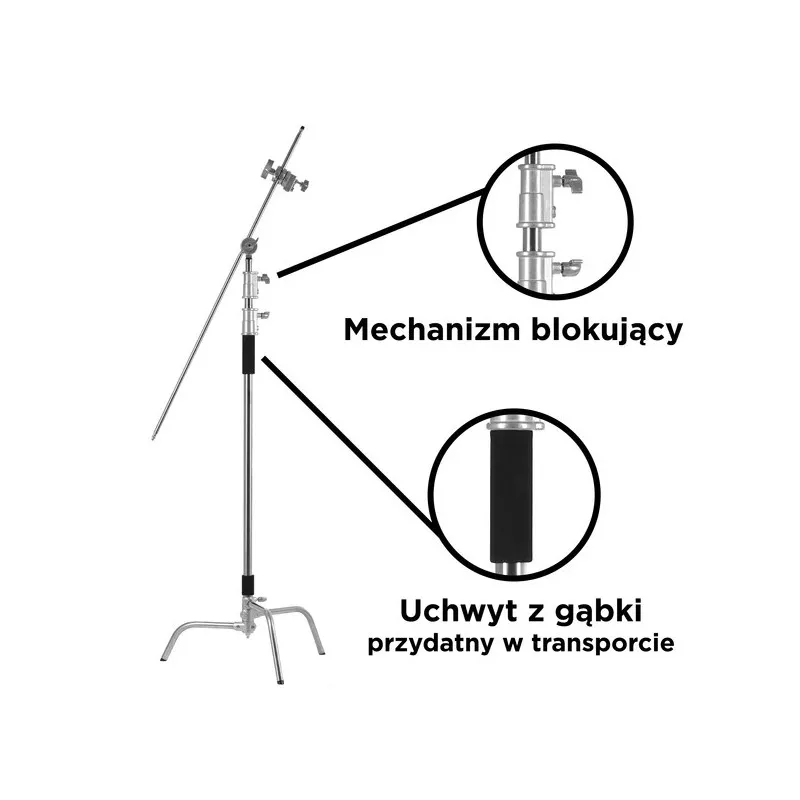 Statyw oświetleniowy C-Stand ST-C01 Kit PRO STUFF
