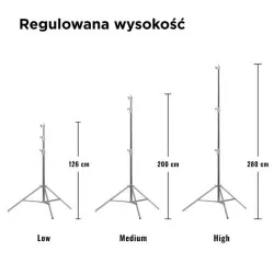 Statyw oświetleniowy stalowy ST-280 PRO STUFF