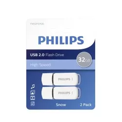 Philips USB 2.0 2-Pack      32GB Snow Edition Shadow Grey