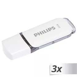 Philips USB 2.0 3-Pack      32GB Snow Edition Shadow Grey