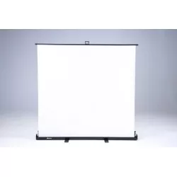 Ekran Biały Przenośny 200x200 cm PRO STUFF