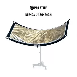 Blenda fotograficzna typu U 4w1 PRO STUFF 100x50cm