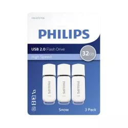 Philips USB 2.0 3-Pack      32GB Snow Edition Shadow Grey