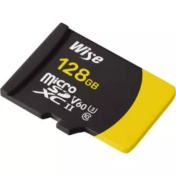 Wise microSDXC UHS-II V60  128GB R:290MBs / W:100MBs  WI-MSD-S128