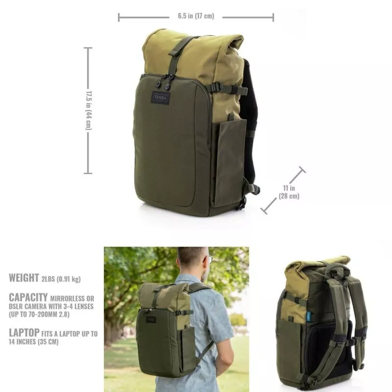 Tenba Fulton v2 14L Tan/Olive