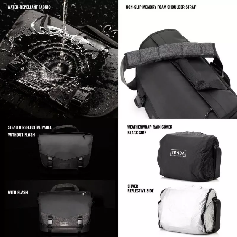 Tenba DNA 9 Slim Messenger Black