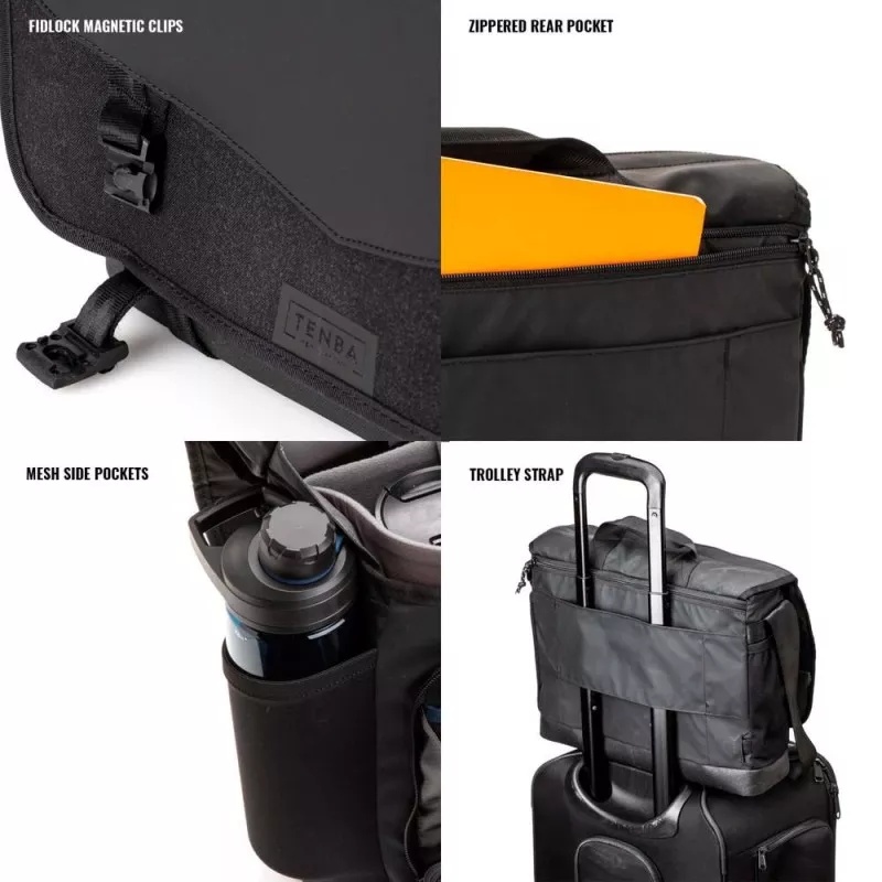 Tenba DNA 16 Slim Messenger Black