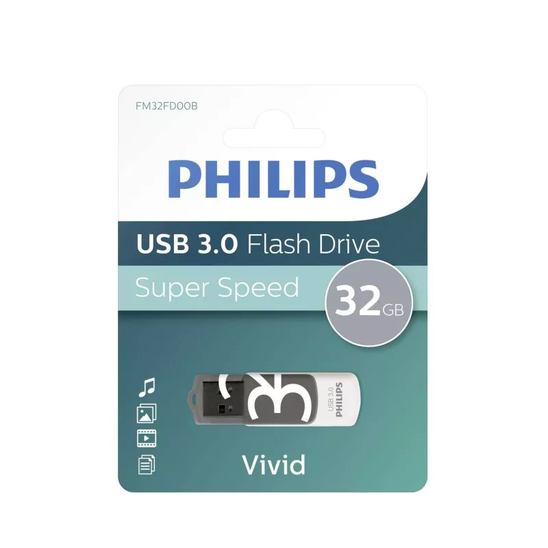 Philips USB 3.0             32GB Vivid Edition Shadow Grey