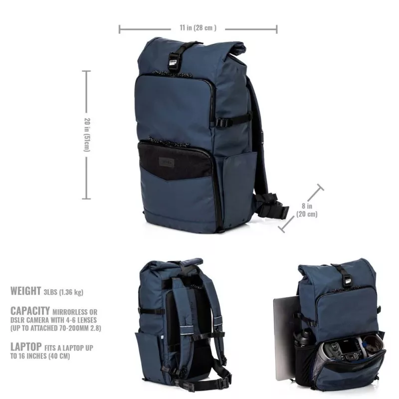Tenba DNA 16 DSLR Blue backpack