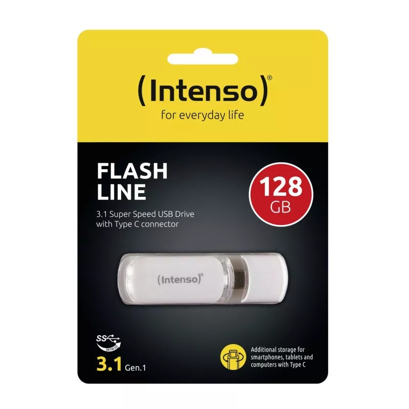 Intenso Flash Line         128GB USB Stick 3.1 Type-C