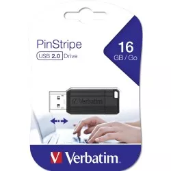 Verbatim Store n Go         16GB Pinstripe USB 2.0 black    49063