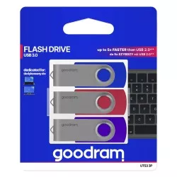 GOODRAM UTS3 USB 3.0        64GB 3-pak mix