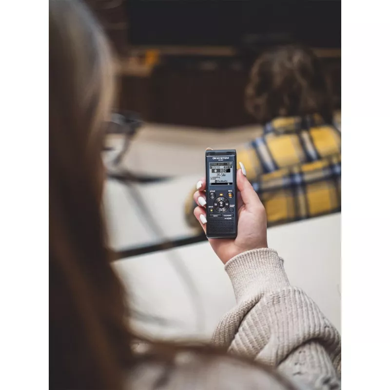 OM system WS-883 8GB Dyktafon Kompaktowy z Nagrywaniem Dźwięku