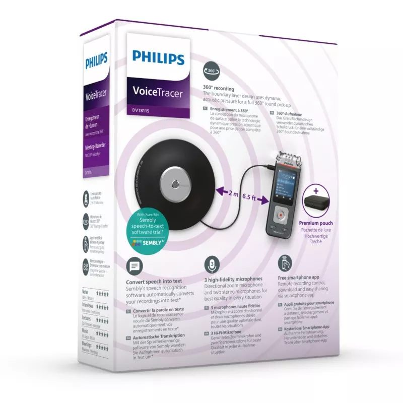 Dyktafon Philips DVT 8115