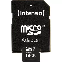 Intenso microSDHC Card      16GB Class 10 UHS-I Premium