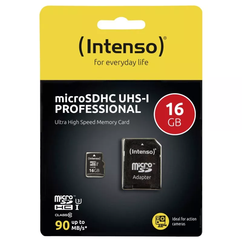 Intenso microSDHC           16GB Class 10 UHS-I Professional