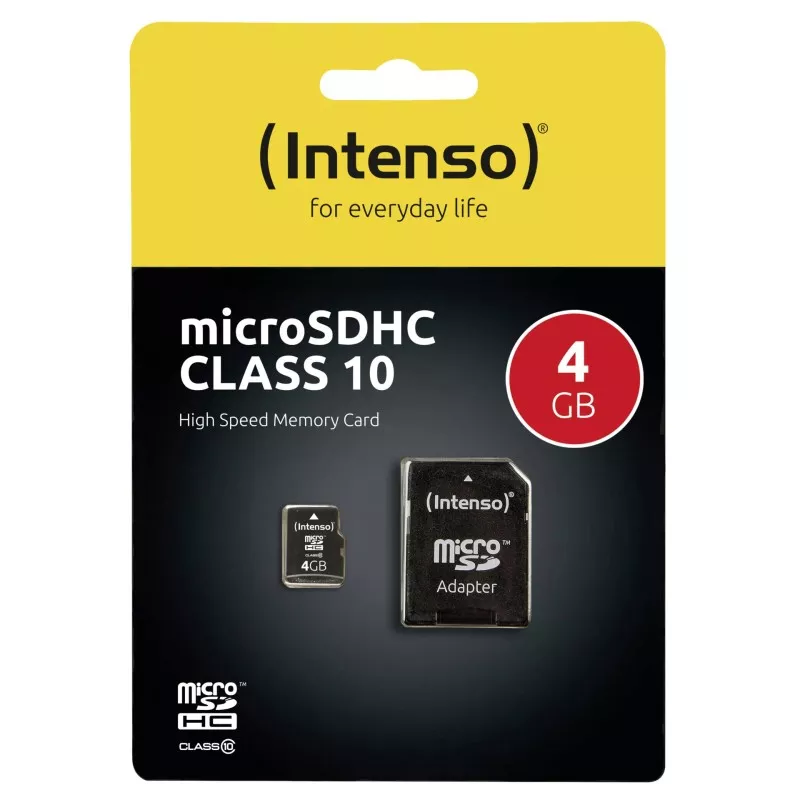 Intenso microSDHC            4GB Class 10