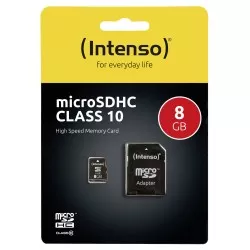 Intenso microSDHC            8GB Class 10