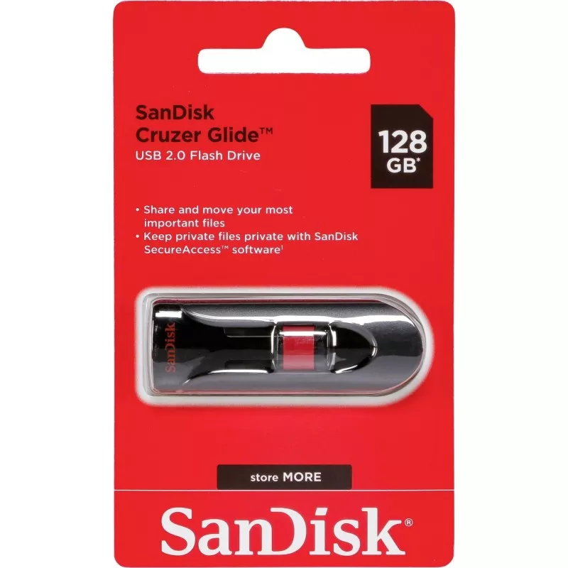 SanDisk Cruzer Glide       128GB SDCZ60-128G-B35