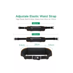 UGREEN Outdoor Running Waist Belt Pack Black